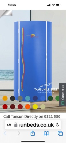 Stand salon sunbed - stand-up,